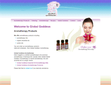 Tablet Screenshot of globalgoddess.ca